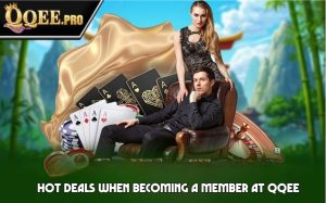 Hot deals when becoming a member at Qqee
